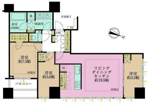 プレミストタワー白金高輪の物件画像