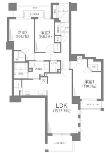 サンクタス横濱・二俣川ブライトスクエアの物件画像
