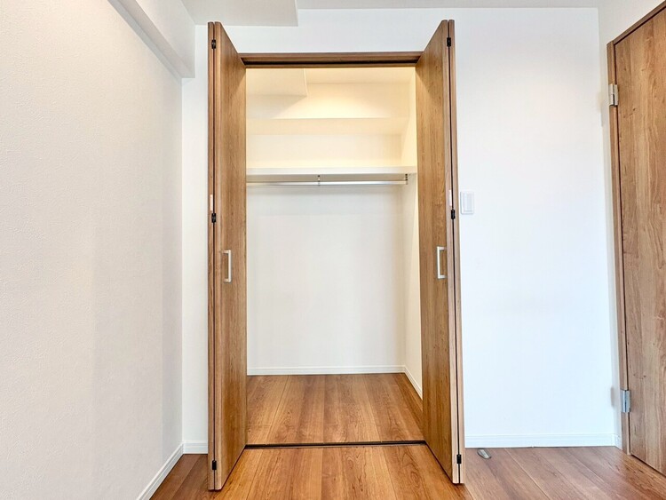 収納 居室にはクローゼットがあり、荷物もスッキリ収納して快適にお過ごしいただけます。