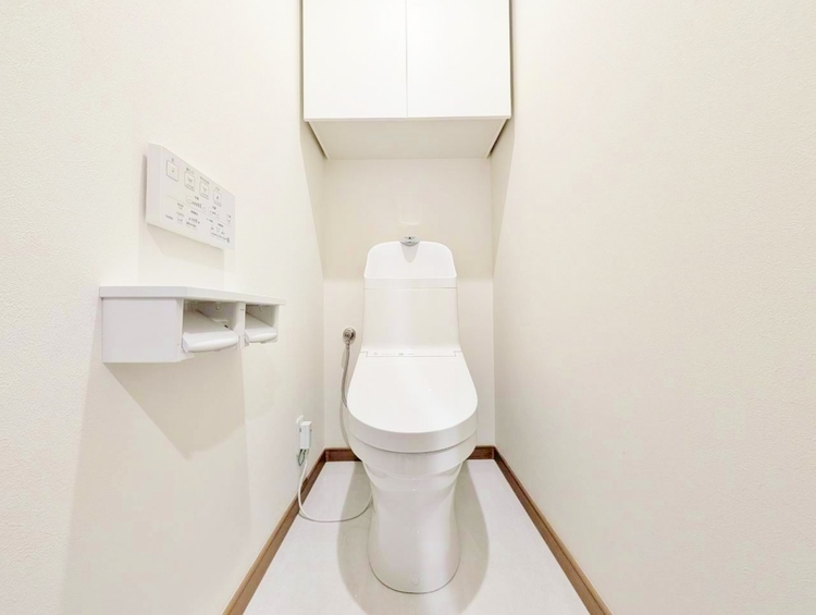 トイレ 暮らしの中のさりげないひとときの快適さにも、こだわりを、持って設備を配しております。
