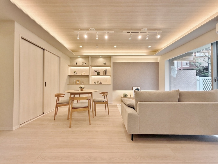 居間 「空間が織り成すひとつ先の住み心地」を演出します。