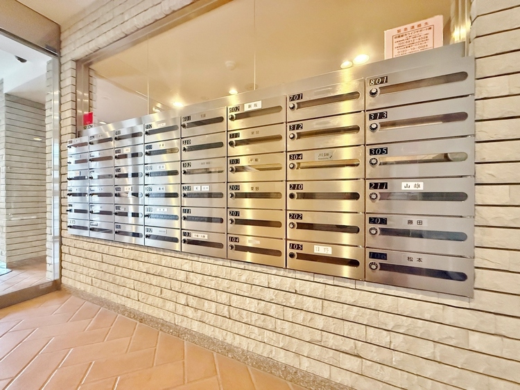 その他 郵便物を受け取るための郵便受けも、きちんと管理されています。