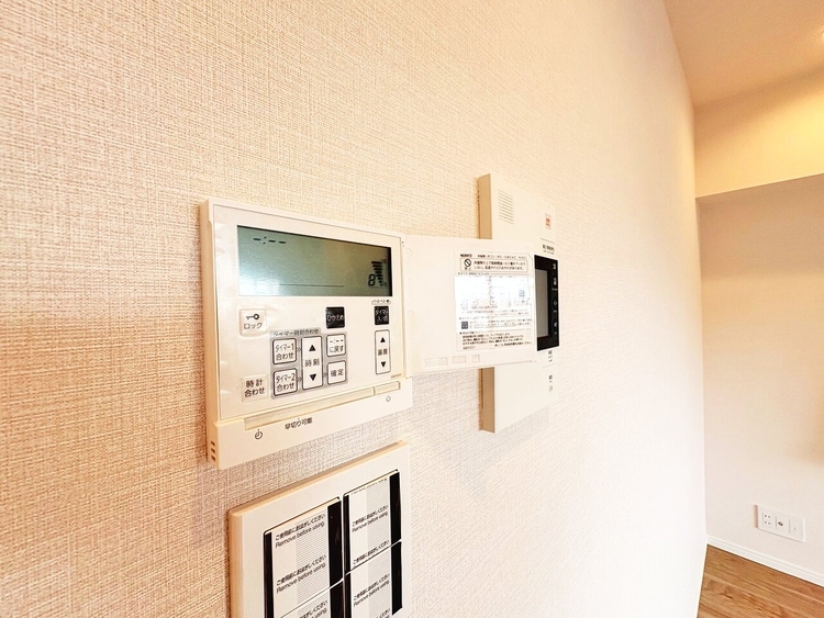 設備 見やすい画面で操作しやすい給湯パネルです。