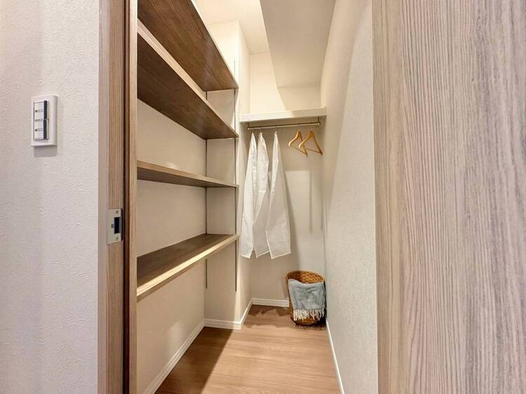 収納 暮らし心地を大きく左右する収納を、適材適所に配置し使い勝手を考慮しました。