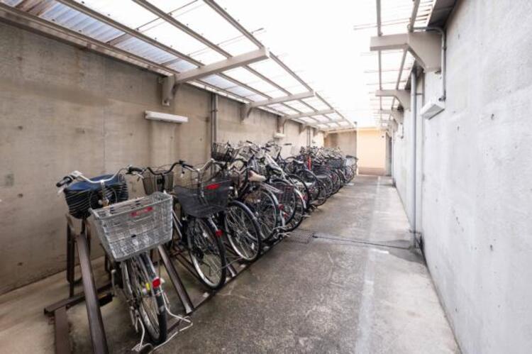 その他 敷地内に設けられた駐輪スペース。