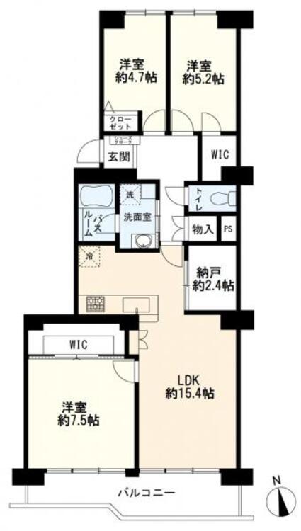 間取り 間取図　3LDK