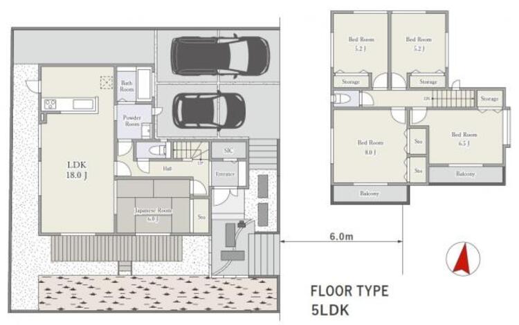 間取り 内見予約承り中です。お気軽にお問合せください。