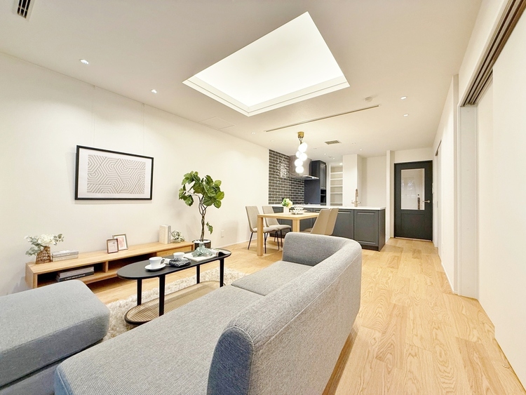 居間 「空間が織り成すひとつ先の住み心地」を演出します。