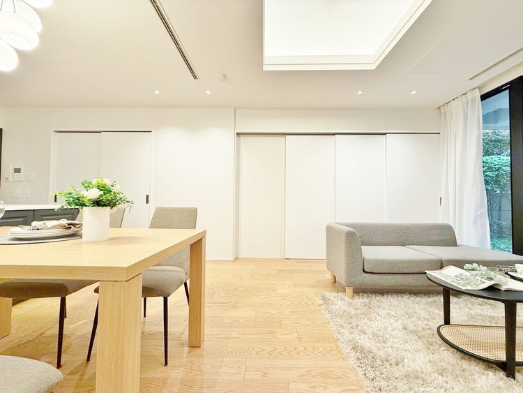 居間 ひとつひとつの空間に宿した機能性、そして美意識。