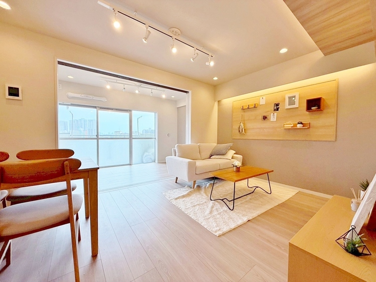 居間 豊かな居住性と、安心感を満たすクオリティが見事に調和した住空間。