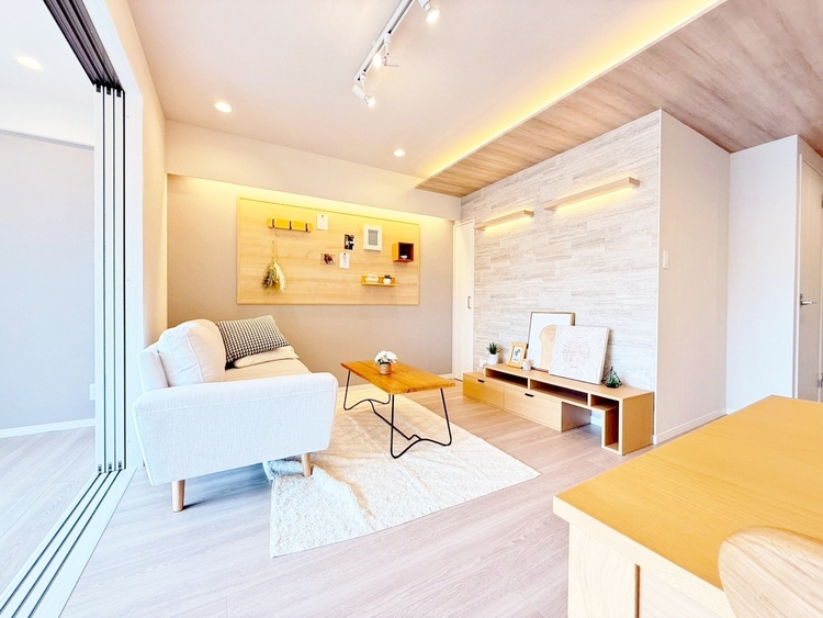 居間 「空間が織り成すひとつ先の住み心地」を演出します。