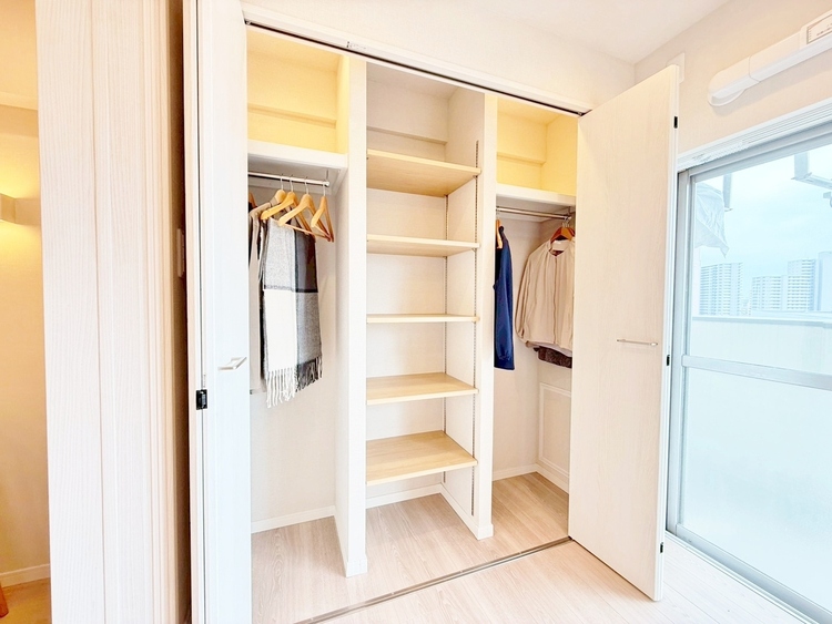 収納 居室にはクローゼットがあり、荷物もスッキリ収納して快適にお過ごしいただけます。