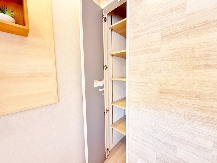 収納 暮らし心地を大きく左右する収納を、適材適所に配置し使い勝手を考慮しました。