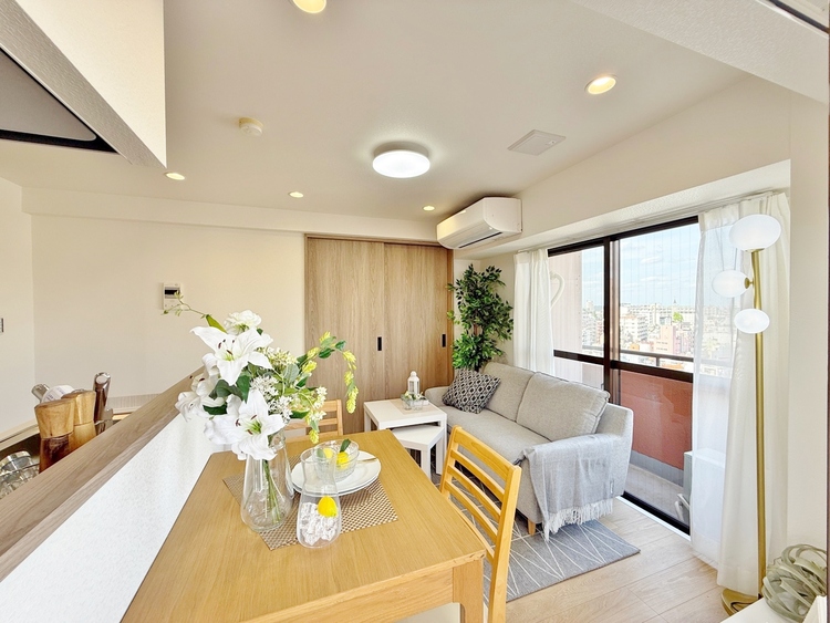 居間 ひとつひとつの空間に宿した機能性、そして美意識。