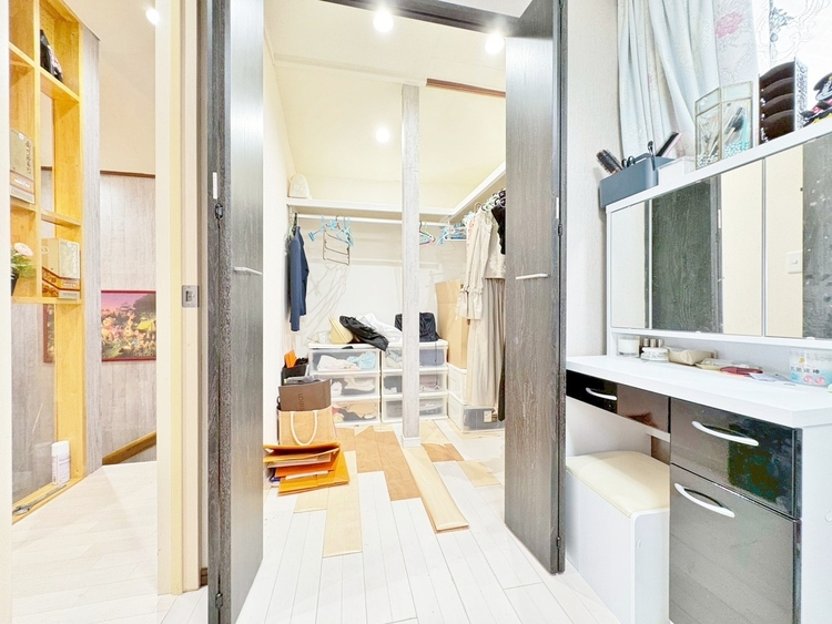 収納 暮らし心地を大きく左右する収納を、適材適所に配置し使い勝手を考慮しました。