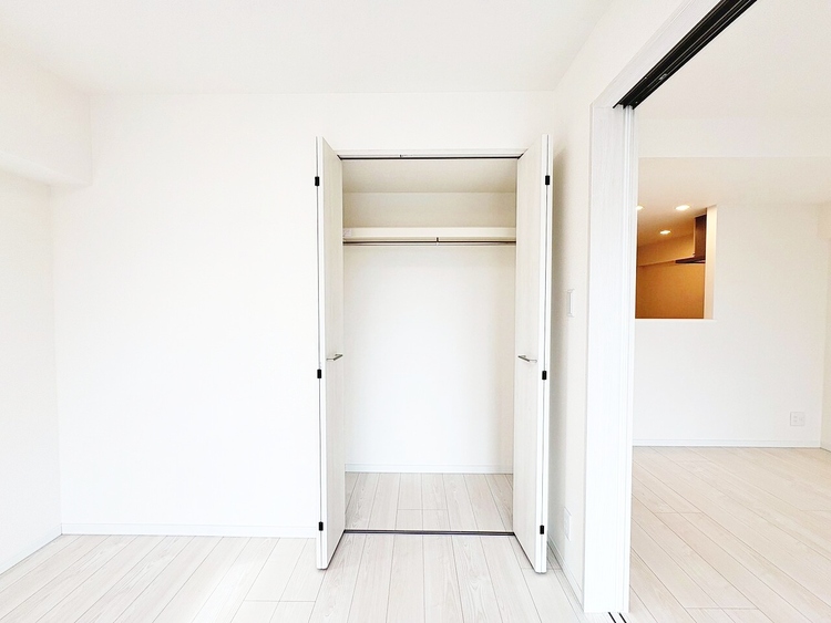 収納 居室にはクローゼットがあり、荷物もスッキリ収納して快適にお過ごしいただけます。