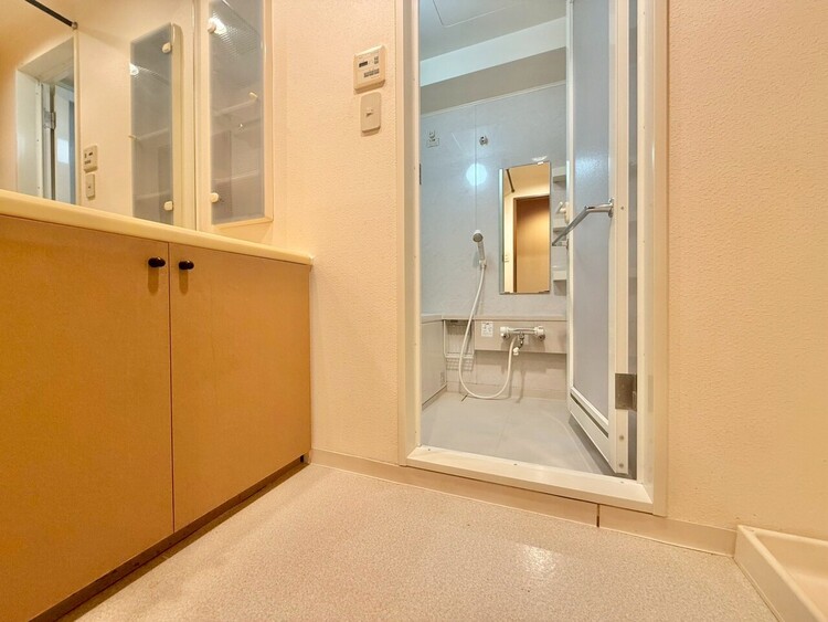 その他 十分な広さの脱衣所。