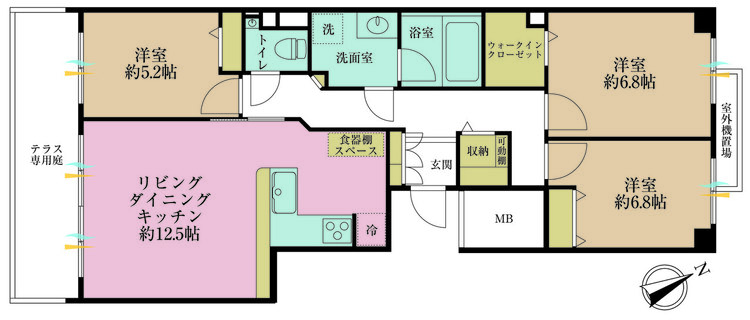 その他 3LDK、専有面積79.57m2