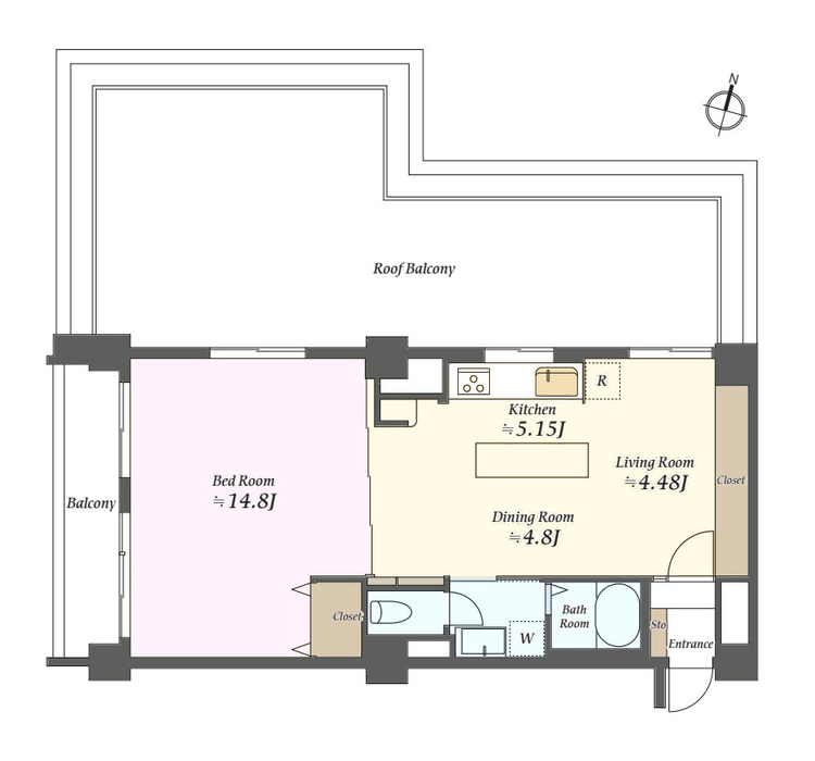 その他 1LDK、専有面積59.95m2