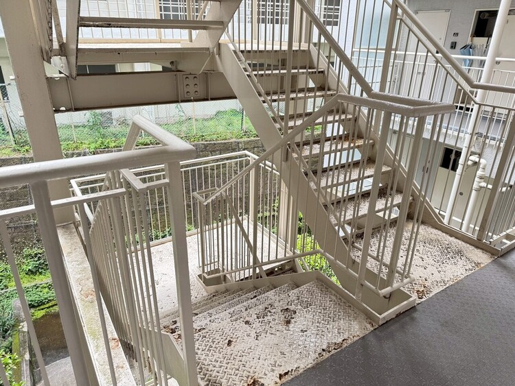 その他 共用部の階段です。明るく清潔に管理されています。
