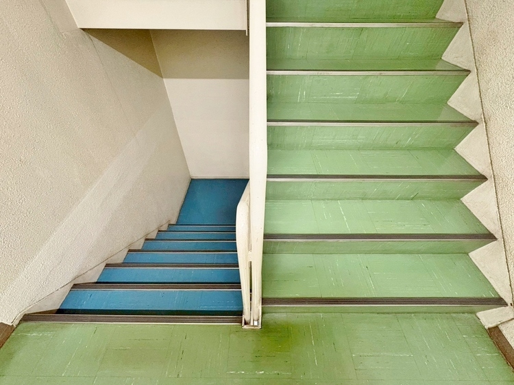 その他 共用部の階段です。明るく清潔に管理されています。