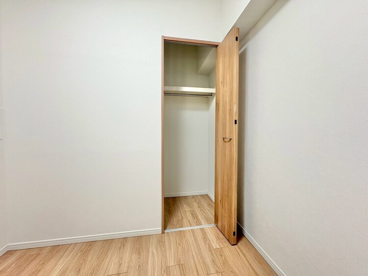 収納 居室にはクローゼットがあり、荷物もスッキリ収納して快適にお過ごしいただけます。