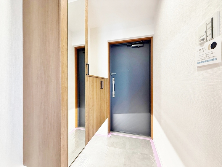 玄関 シューズボックスを完備した玄関です。