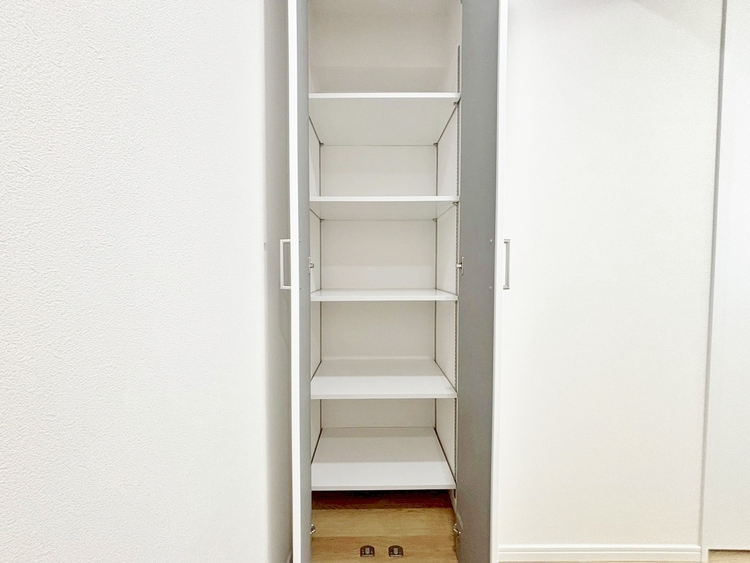 収納 暮らし心地を大きく左右する収納を、適材適所に配置し使い勝手を考慮しました。