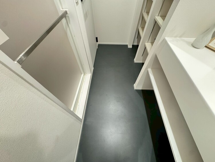 その他 十分な広さの脱衣所。