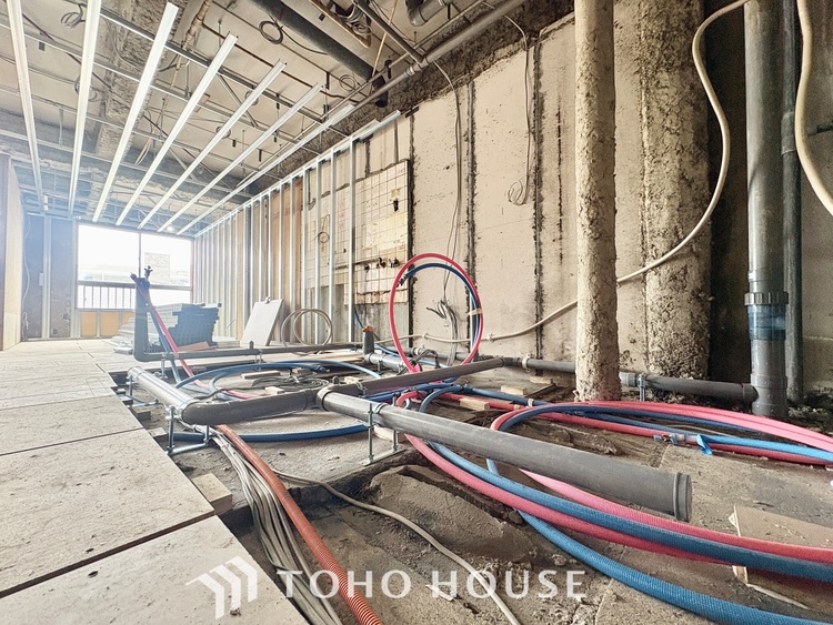 キッチン 【改装中】【KITCHEN】◆家族のおはよう◆の声を笑顔で迎えてあげられるシステムキッチン。朝ごはんが楽しみでちょっと早起きしたくなるんです。