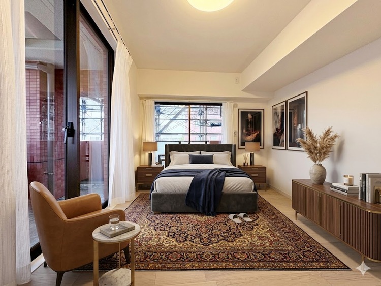 内装 ＊配置してある家具や小物はCGによるイメージ画像です。好みの空間で読書をしたり、音楽を聞いたりと一人の時間も充実したものにできます。