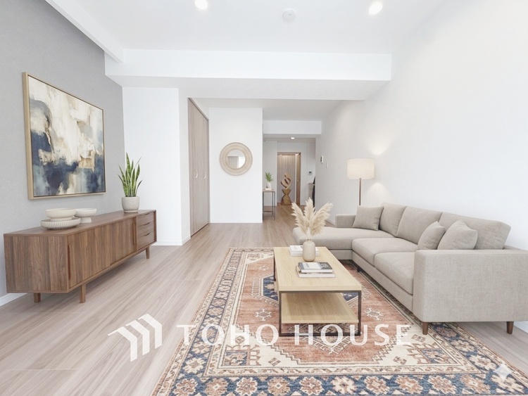 内装 【LIVING】※この画像の家具の配置には、生成AIによる加工を施しております。なお、家具や調度品は、販売価格に含まれません。