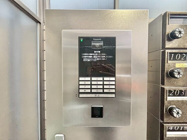 設備 オートロックがついていますので、セキュリティ面でも安心です。