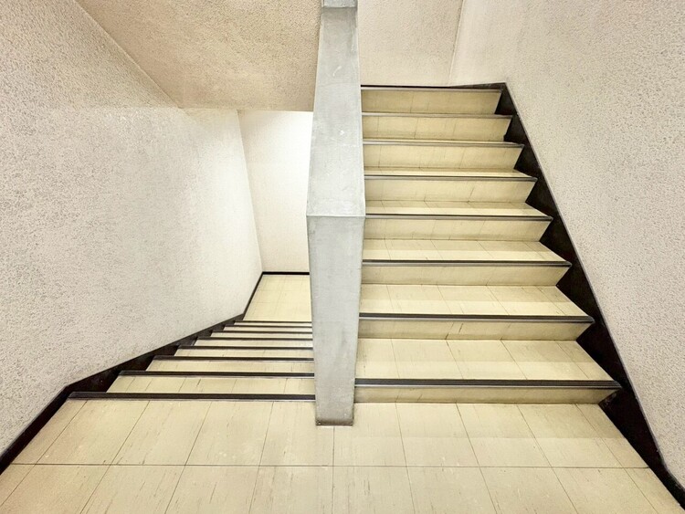 その他 共用部の階段です。明るく清潔に管理されています。