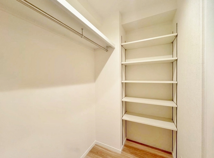 収納 暮らし心地を大きく左右する収納を、適材適所に配置し使い勝手を考慮しました。