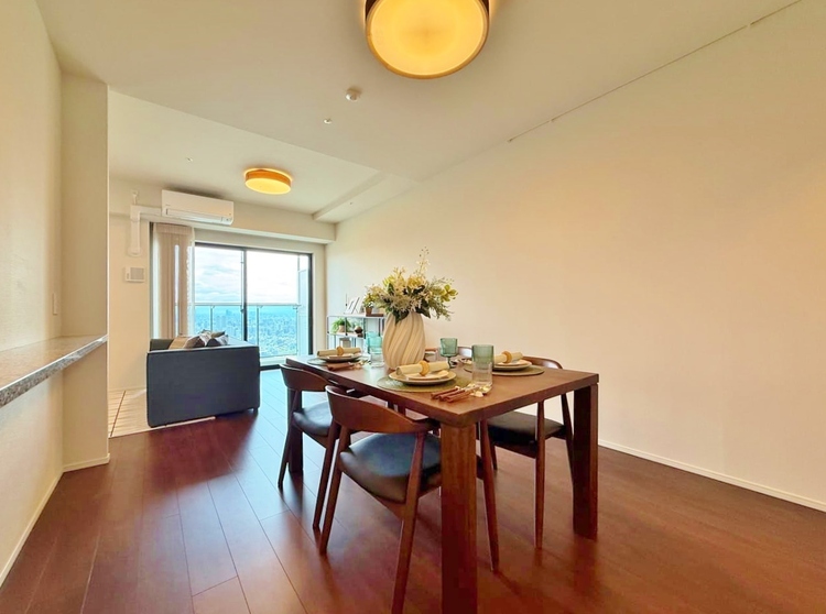 居間 ひとつひとつの空間に宿した機能性、そして美意識。