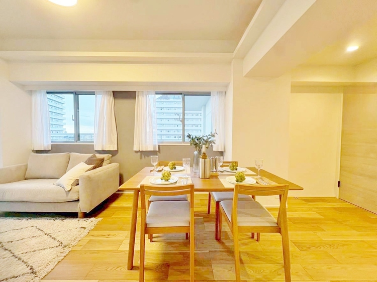 居間 豊かな居住性と、安心感を満たすクオリティが見事に調和した住空間。