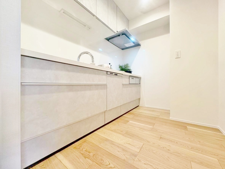 キッチン 洗練されたスタイリッシュなデザイン性と使いやすさを備えた仕様。