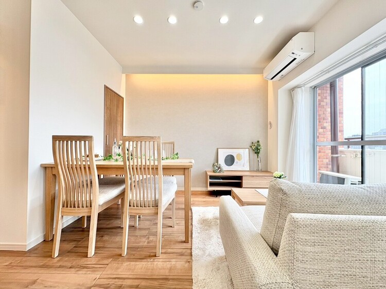 居間 「空間が織り成すひとつ先の住み心地」を演出します。