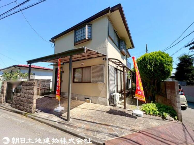外観 開放感あふれる三方角地に佇む旧パナホーム施工の注文住宅