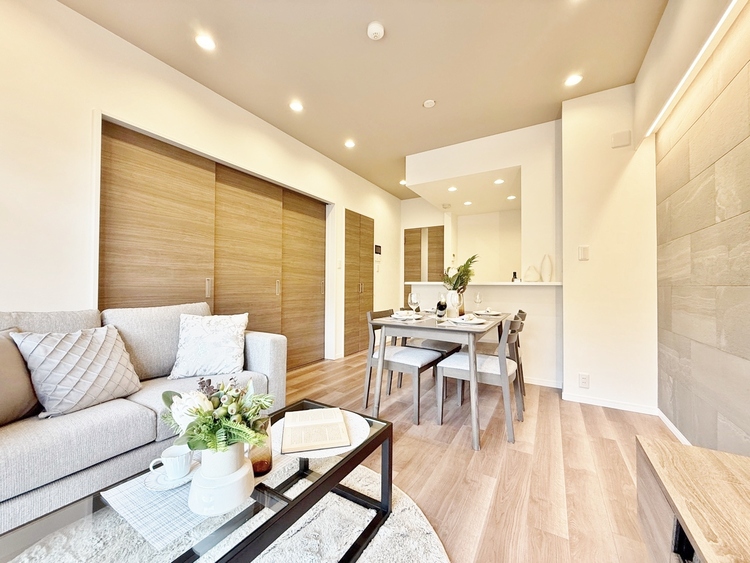 居間 「空間が織り成すひとつ先の住み心地」を演出します。