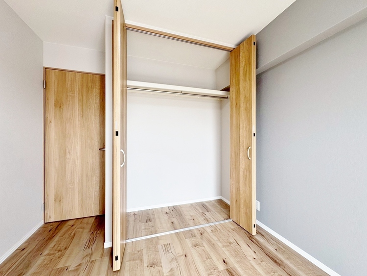 収納 居室にはクローゼットがあり、荷物もスッキリ収納して快適にお過ごしいただけます。