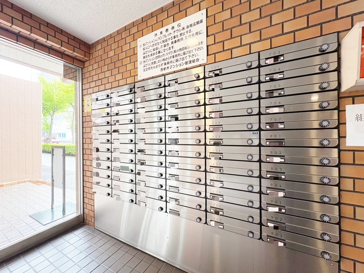 その他 郵便物を受け取るための郵便受けも、きちんと管理されています。