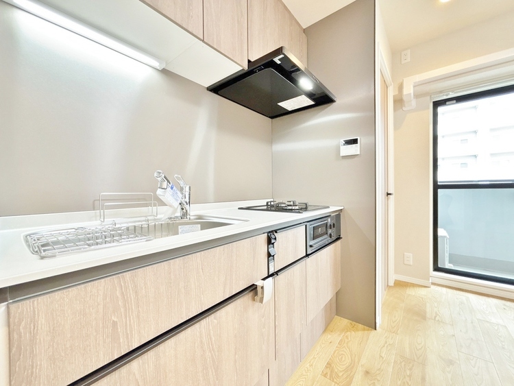 キッチン 洗練されたスタイリッシュなデザイン性と使いやすさを備えた仕様。