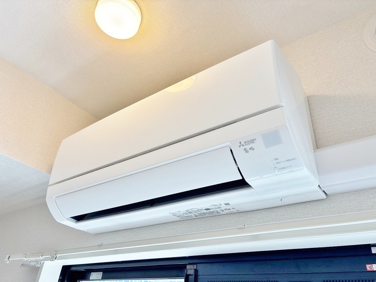 設備 エアコンが設置済みですので、お住まいになってからすぐに快適な生活を送れます。