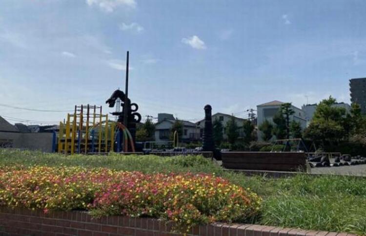 周辺 西六郷公園(タイヤ公園)　490ｍ