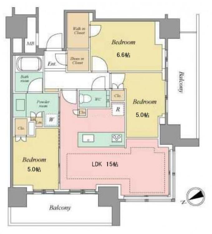 間取り ３ＬＤＫ　