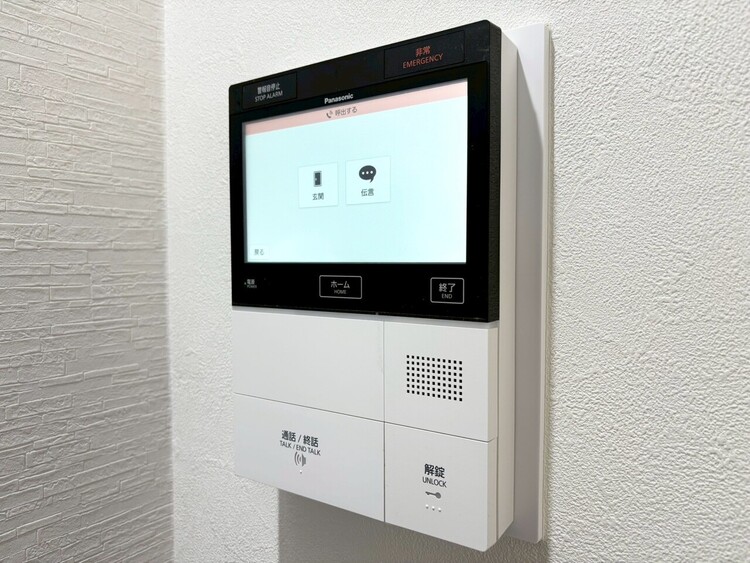 その他 誰が来てもわかる様にモニター付きインターホンを設置。