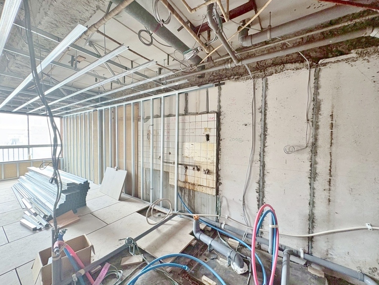 その他 十分な広さの脱衣所。