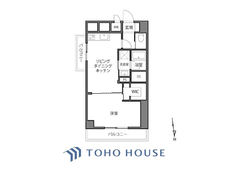 間取り ◆居心地のいい暮らし◆には欠かせない眩い採光。ゆったりとした幅の窓からこの空間に降り注ぐ採光が絶えない。明るいリビングこそ居心地のいい暮らしが待っているのだと思う。